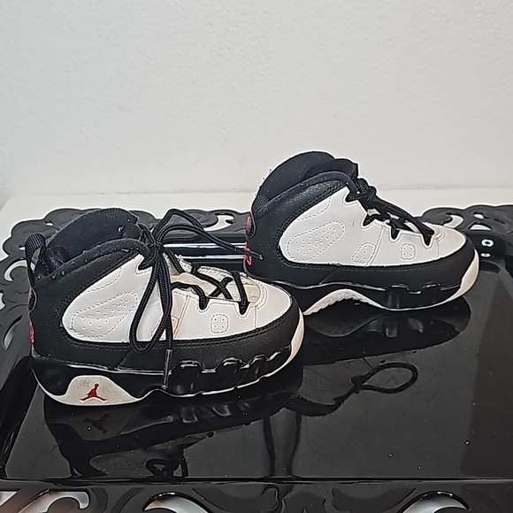 Nike Air Jordan 9 Space Jam White/Red/Black Baby Toddler Size 6C 401812-112 - Picture 3 of 6